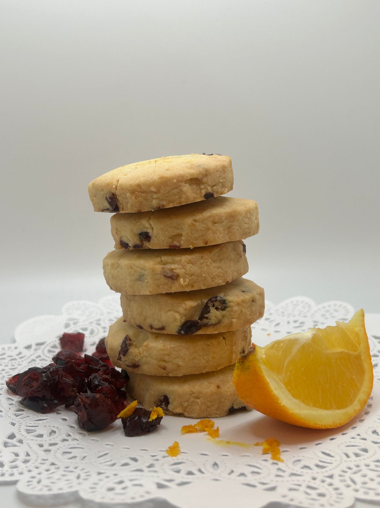 Cranberry & Orange Shortbread - GreenIsland Bakery