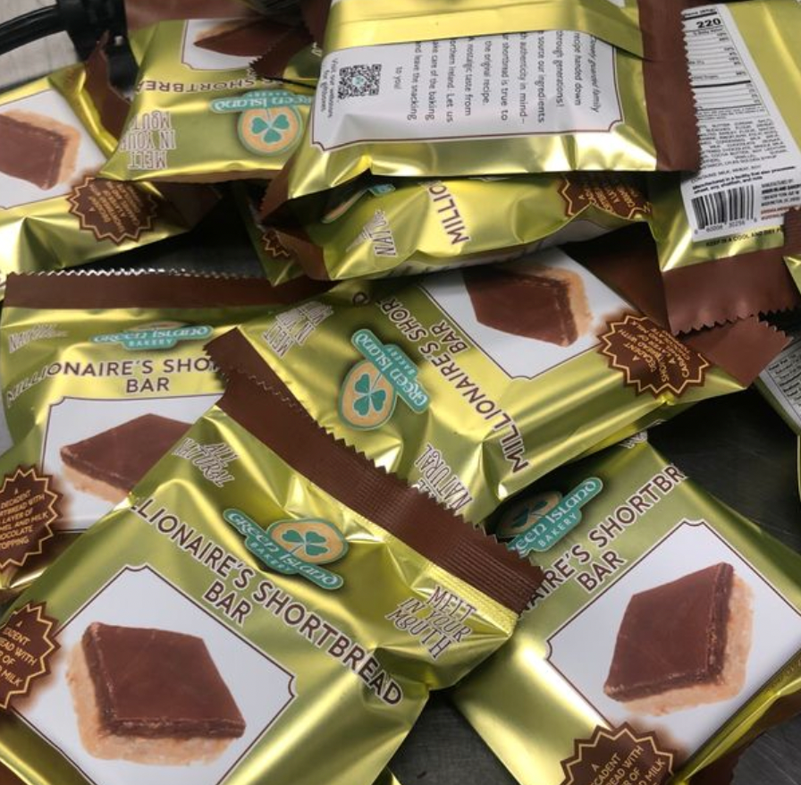 Individual Millionaire's Shortbread Bars - GreenIsland Bakery