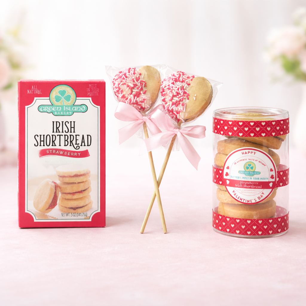 ❤️ Valentine’s Gift Box – Strawberry Heart 🍓 - GreenIsland Bakery