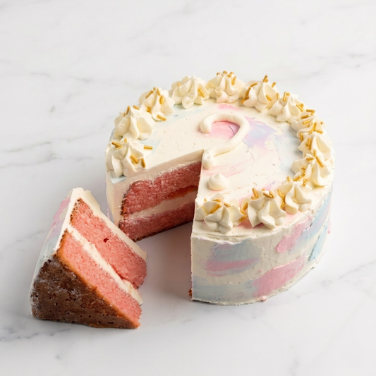 Gender Reveal Cake & Cupcakes - GreenIsland Bakery