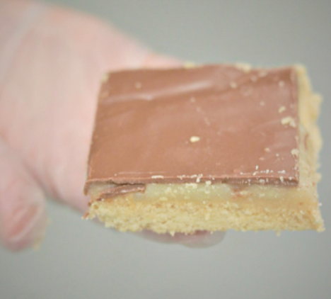 Individual Millionaire's Shortbread