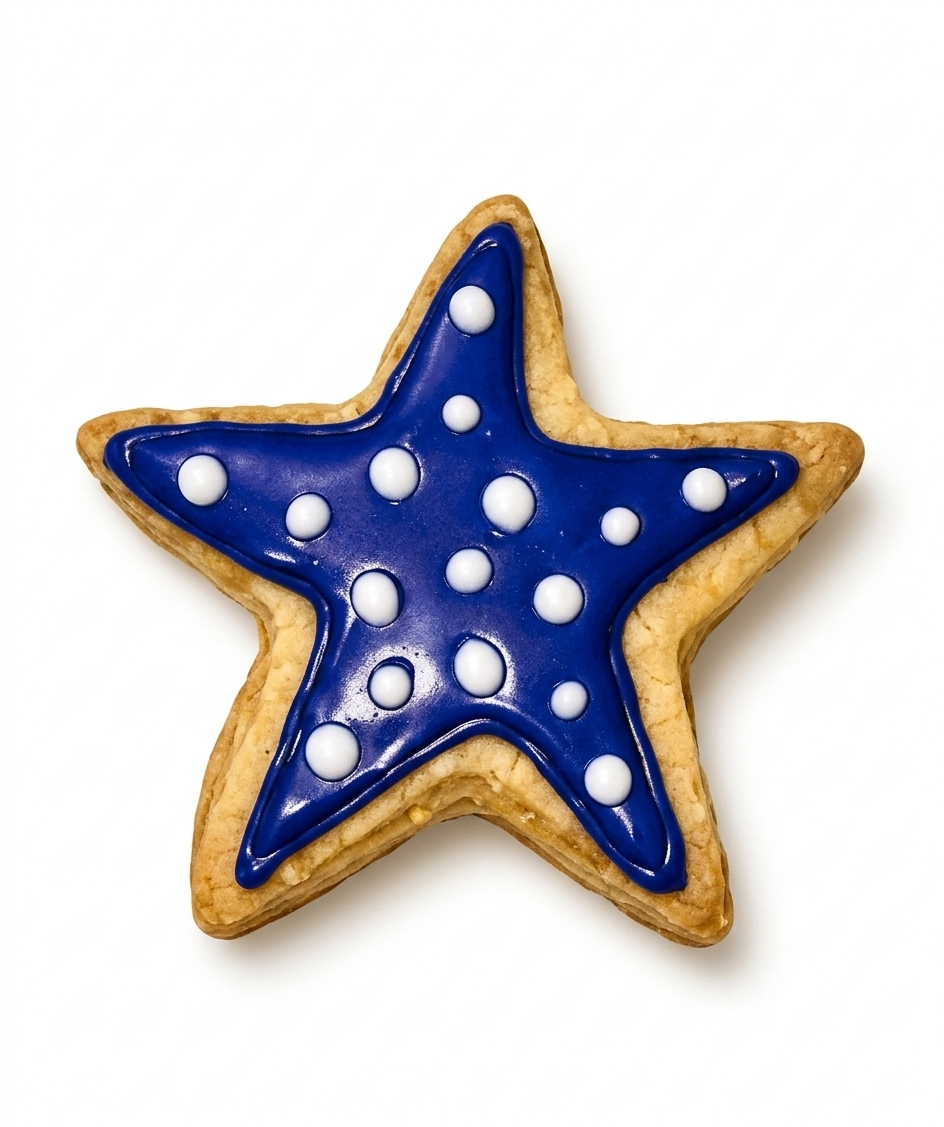 Patriotic Iced Shortbread Cookie Gift Box | Fourth of July Gift Box